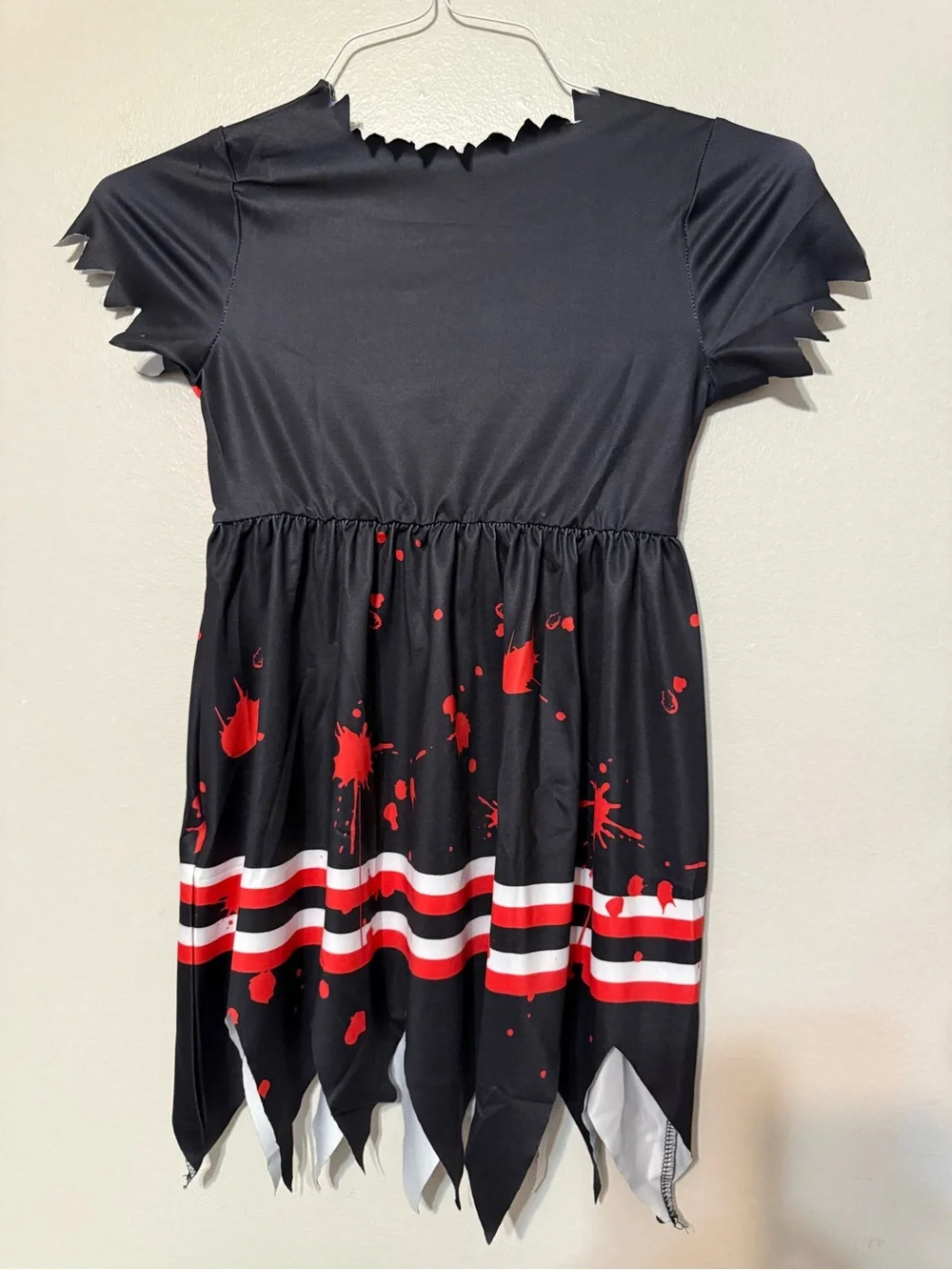 Red and Black Cheerleader Kids Costume - Halloween Cheer Outfit